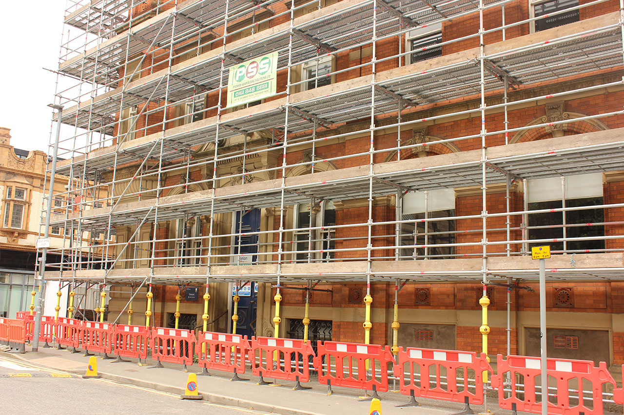 Commercial Scaffolding for renovation projects