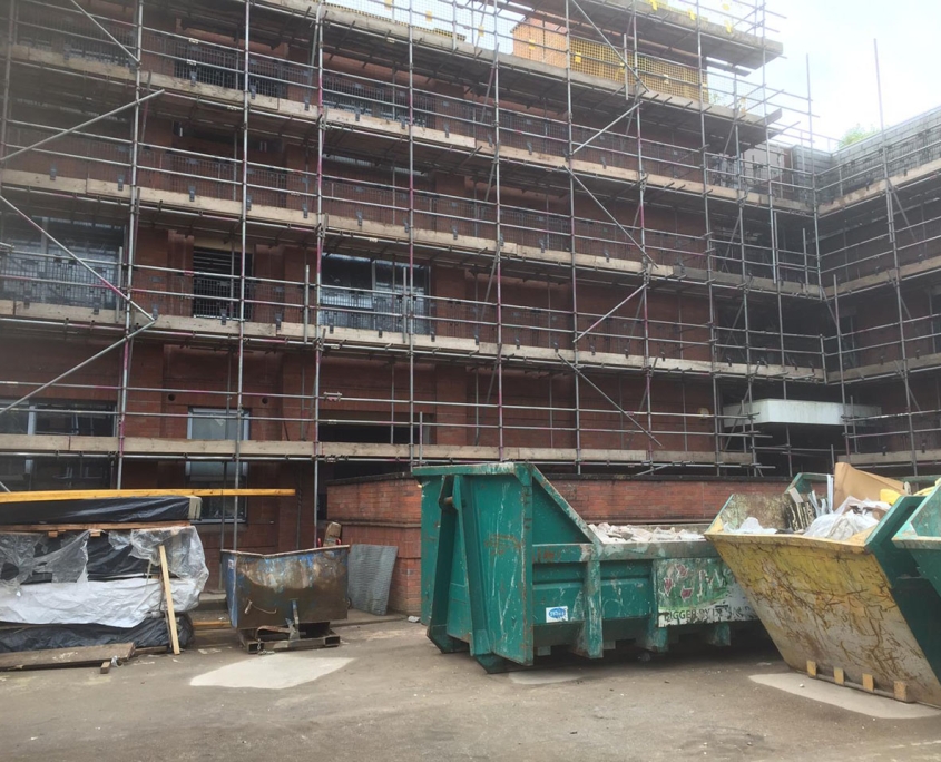 Commercial Scaffolding for listed building conversion to residential apartment