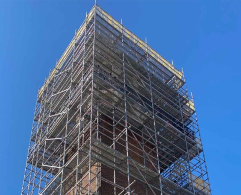 Heritage Scaffolding for spires and listed buildings