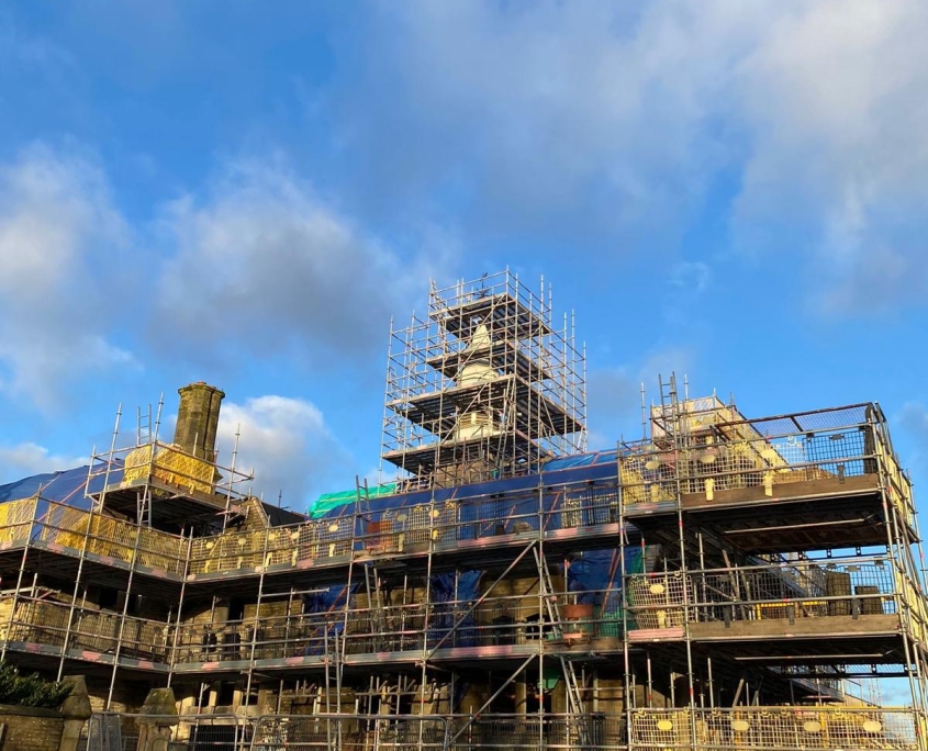 Access Scaffolding, Scaffold Tower and Chimney access scaffold for residentail development