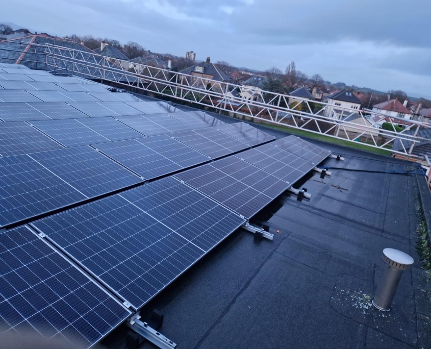 Scaffolding for Solar Panel Installation & Maintenance