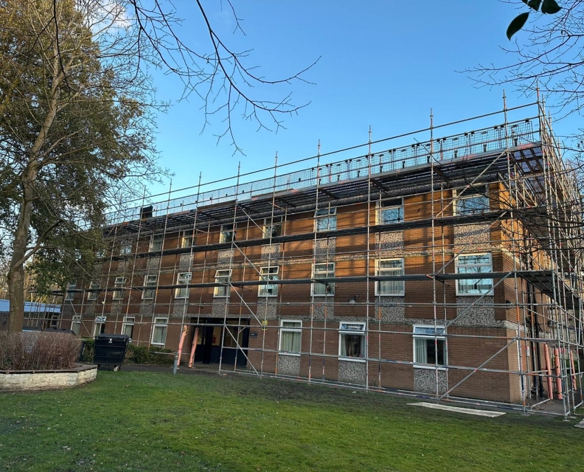 Manchester University Renovation scaffolding Services