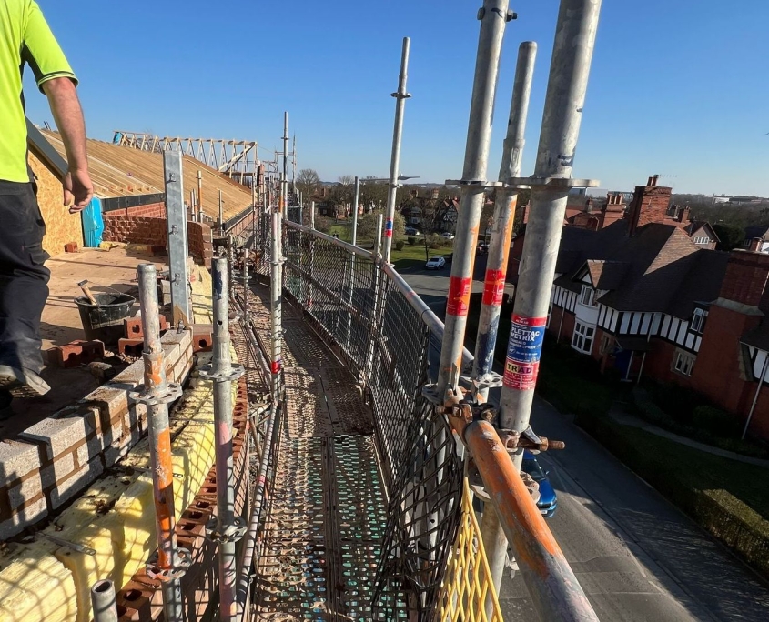 New Housing development Access Scaffolding